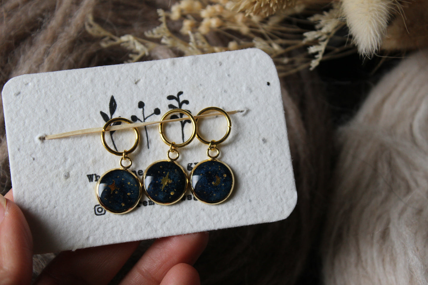 Starry Night Stitchmarker Set