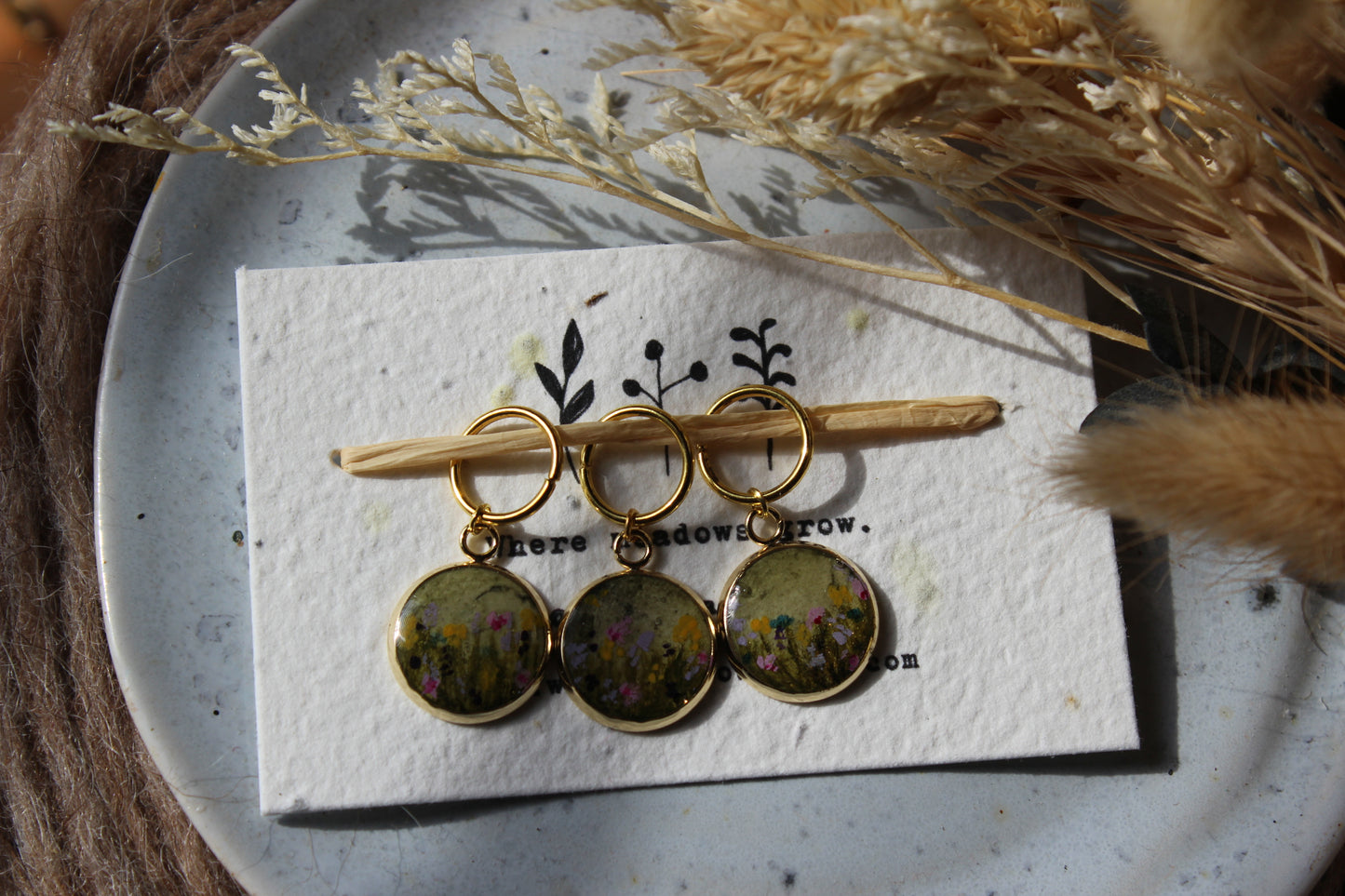 Green Meadow Stitchmarker Set (BGrade)
