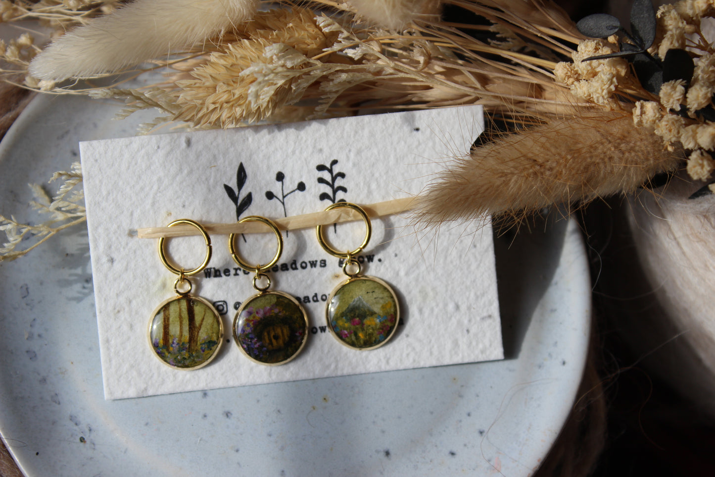 Nature Walk in the Shire Stitchmarker Set