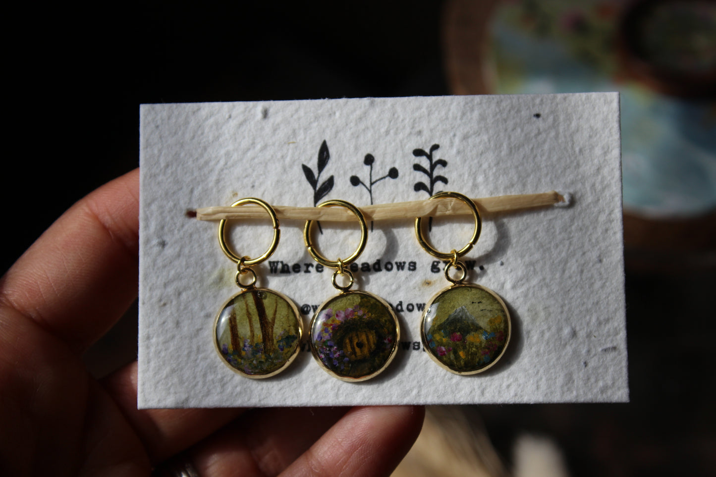 Nature Walk in the Shire Stitchmarker Set