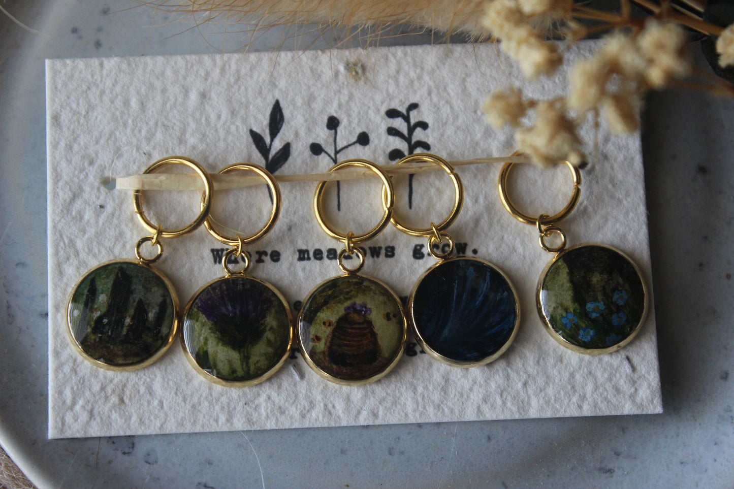 A journey through the Stones Stitchmarker Set (Ltd. Edition)