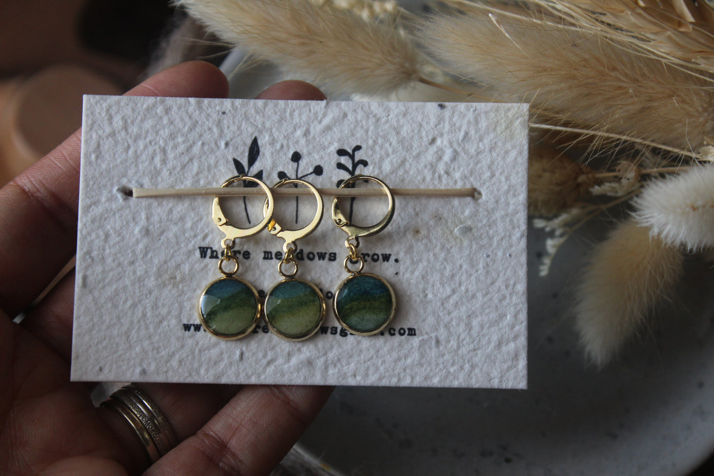 Abstract Meadow Stitchmarker Set