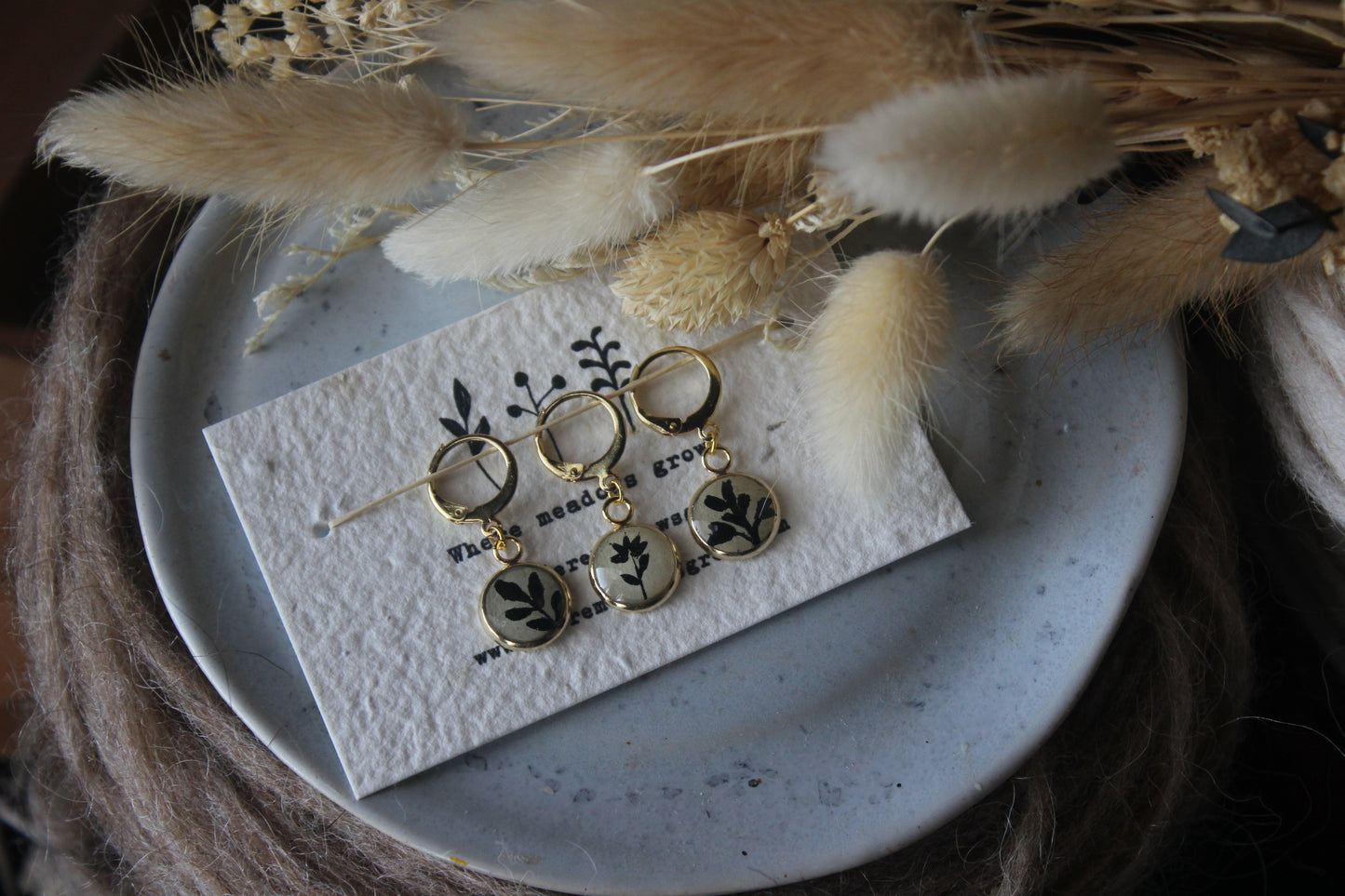 Moody Petals Stitchmarker Set