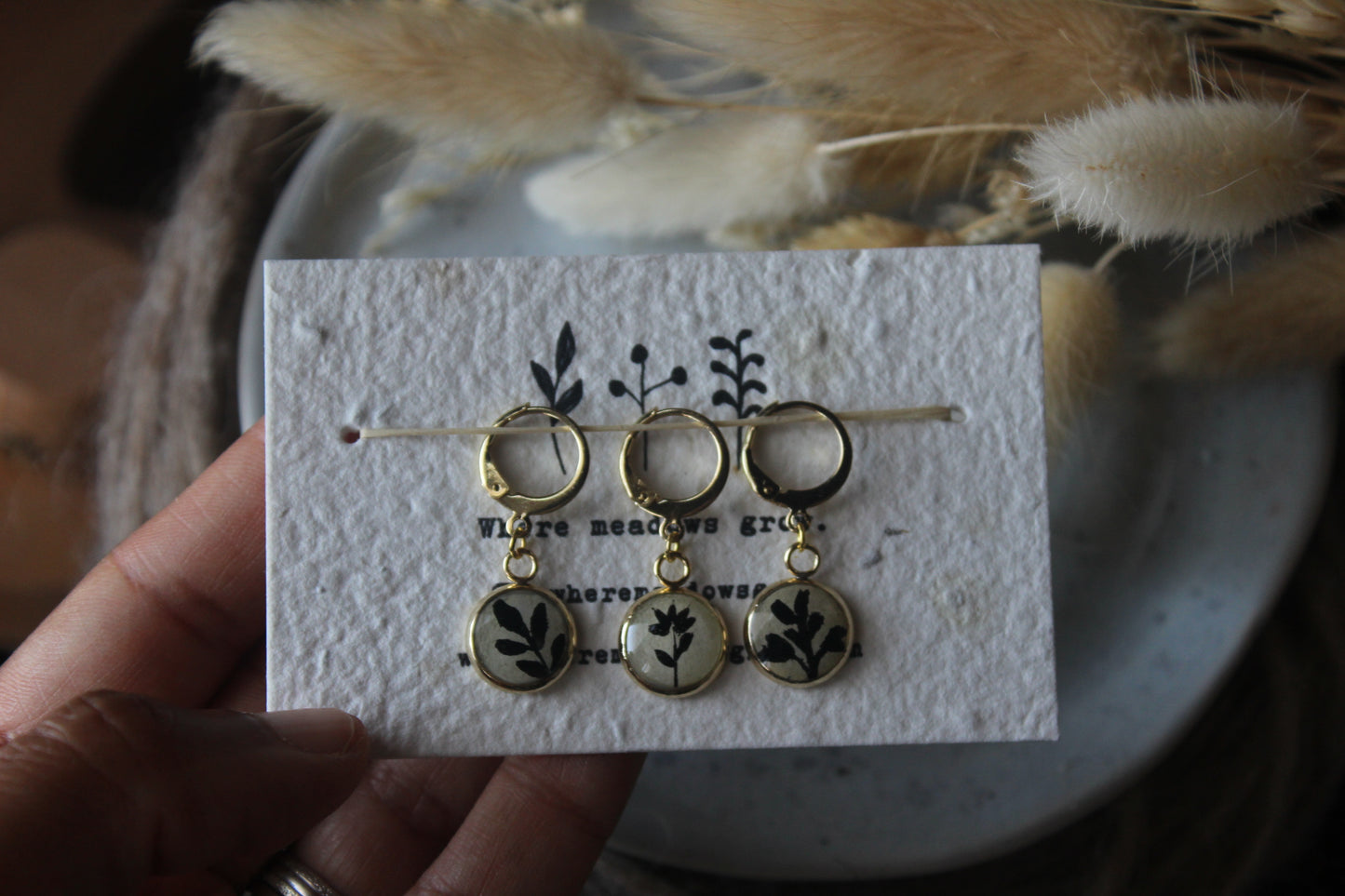 Moody Petals Stitchmarker Set