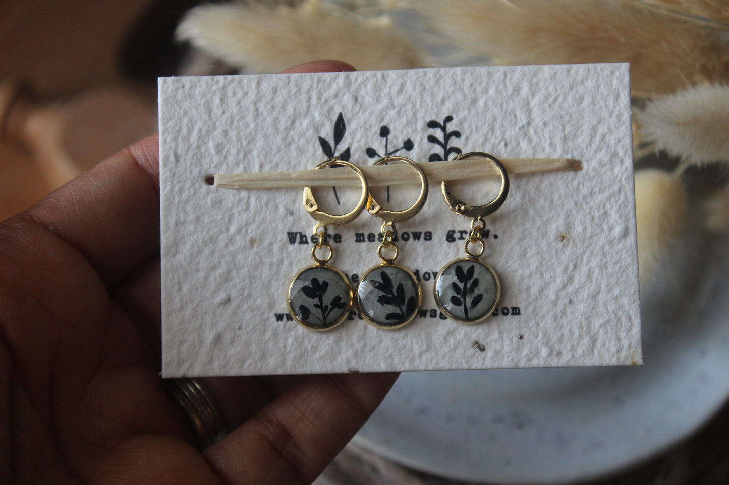 Moody Petals Stitchmarker Set