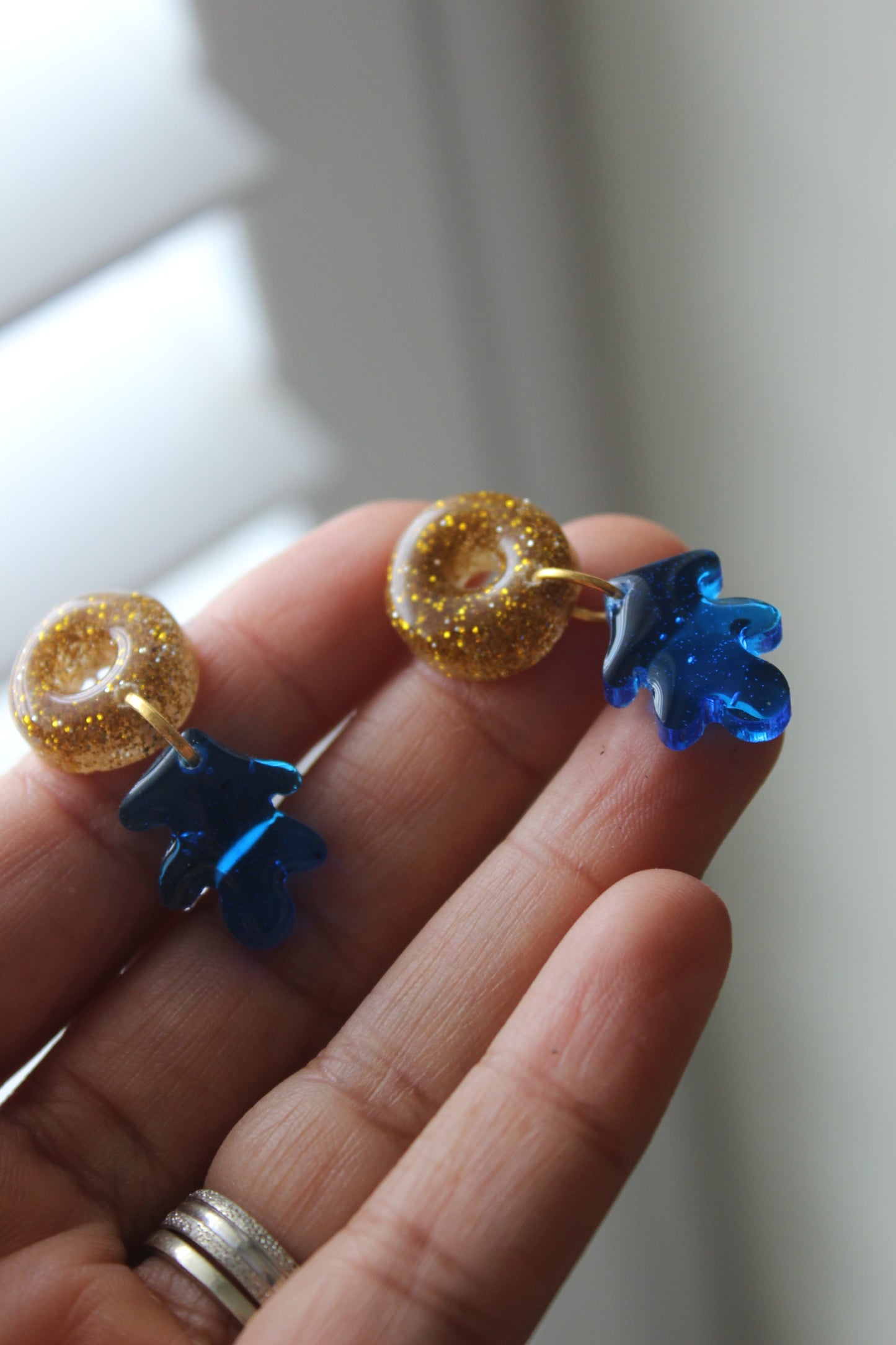 Coral inspired Resin Earrings (Klimbim Collection)