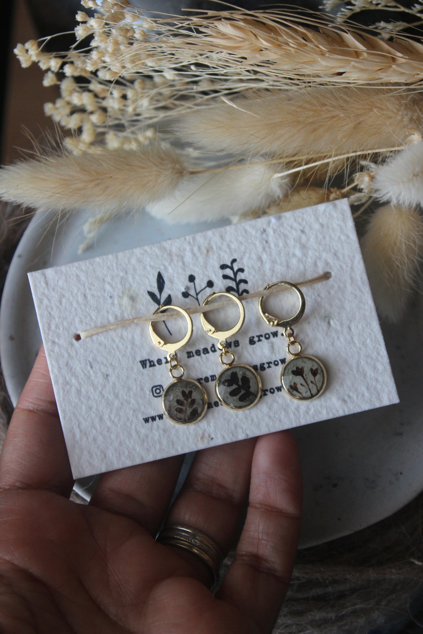 Earthy Petal Stitchmarker Set