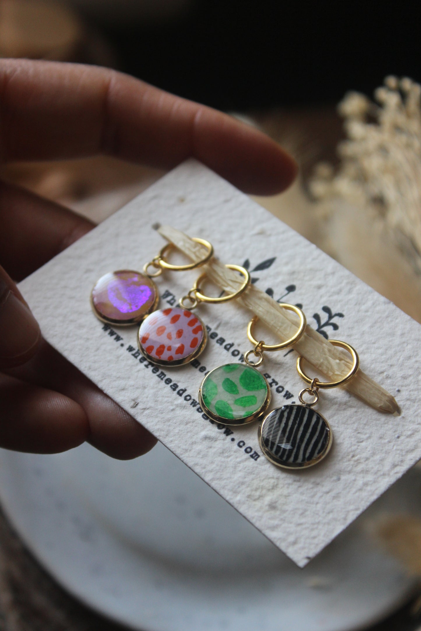 Abstract Pattern Stitchmarker Set
