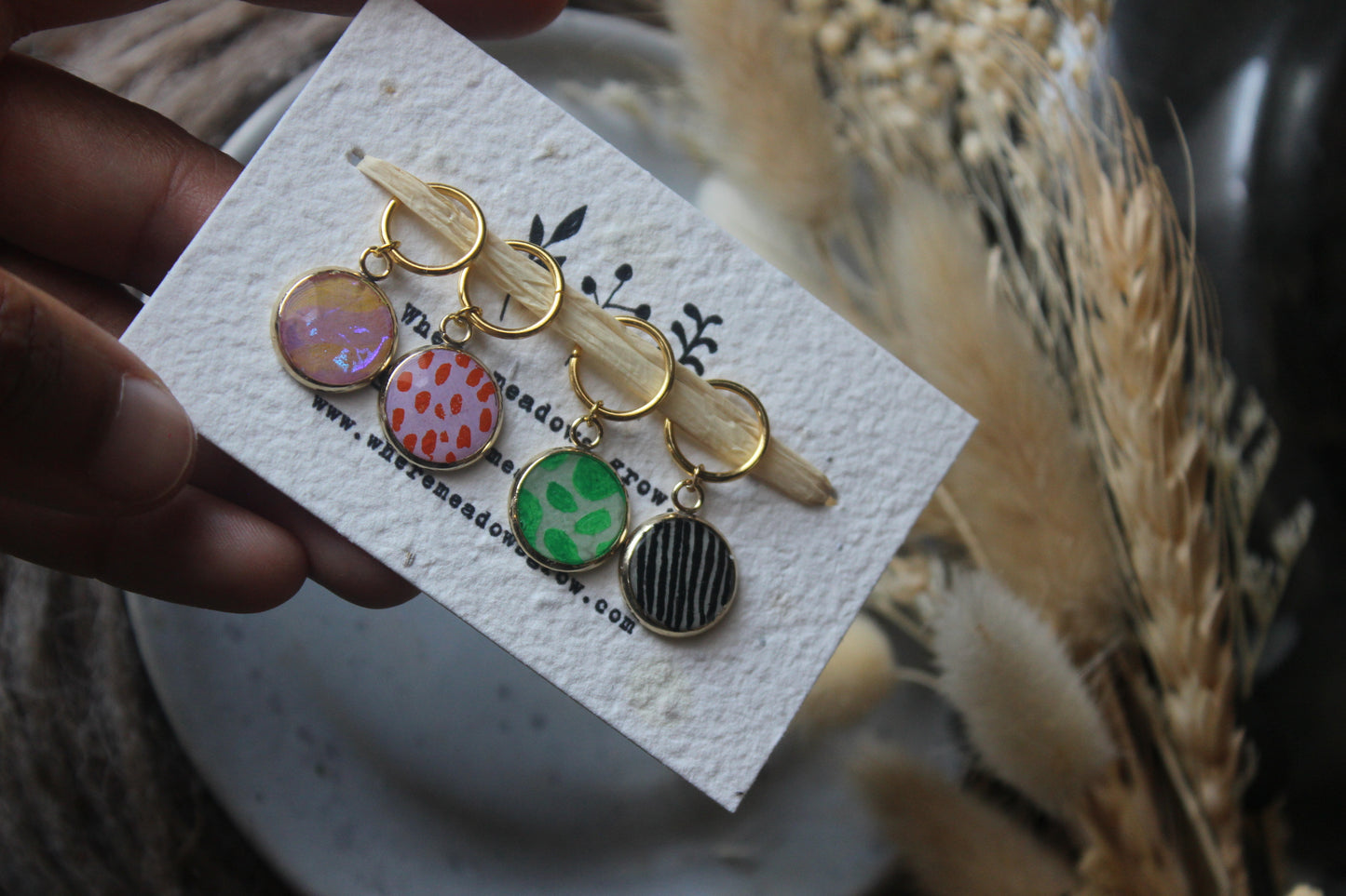 Abstract Pattern Stitchmarker Set