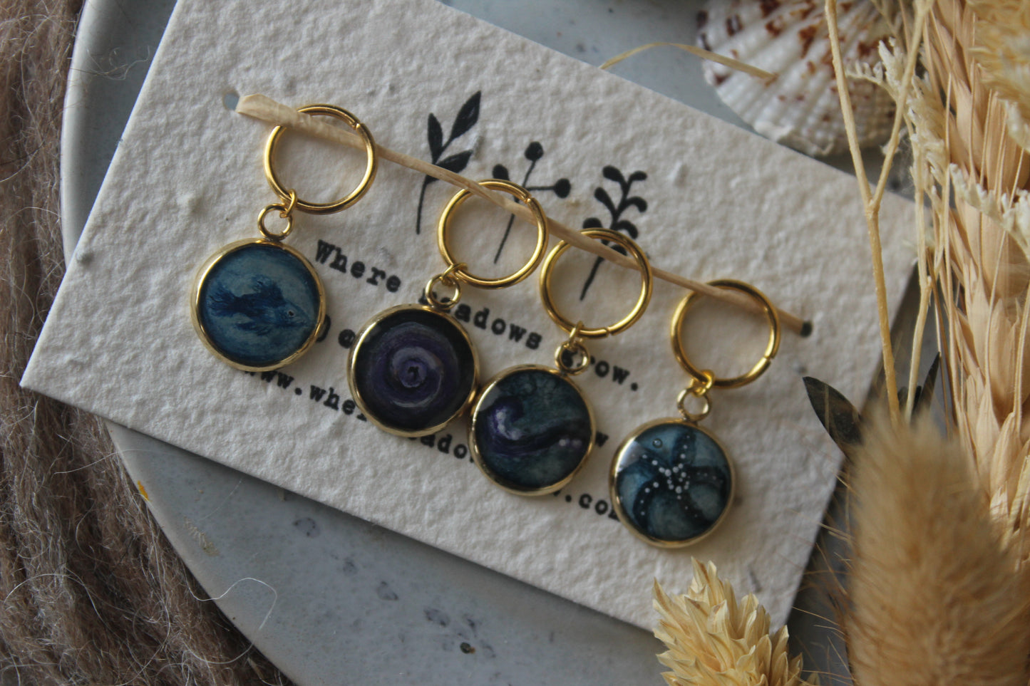Sea Creatures Stitchmarker Set