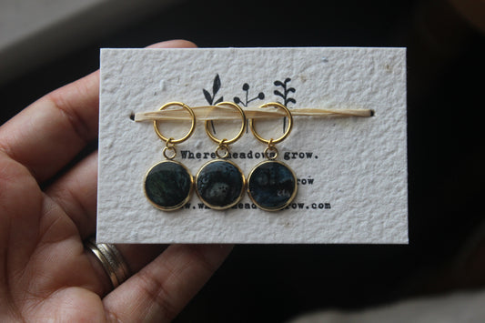 Dark Sea Stitchmarker Set