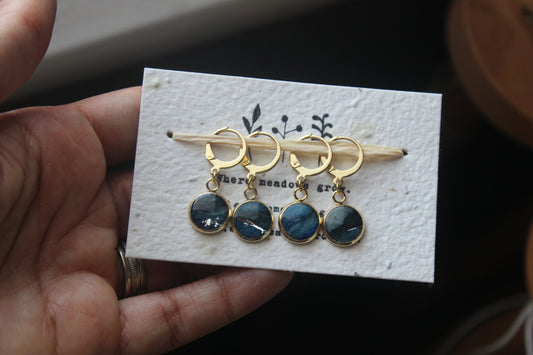 Sea at night Stitchmarker Set