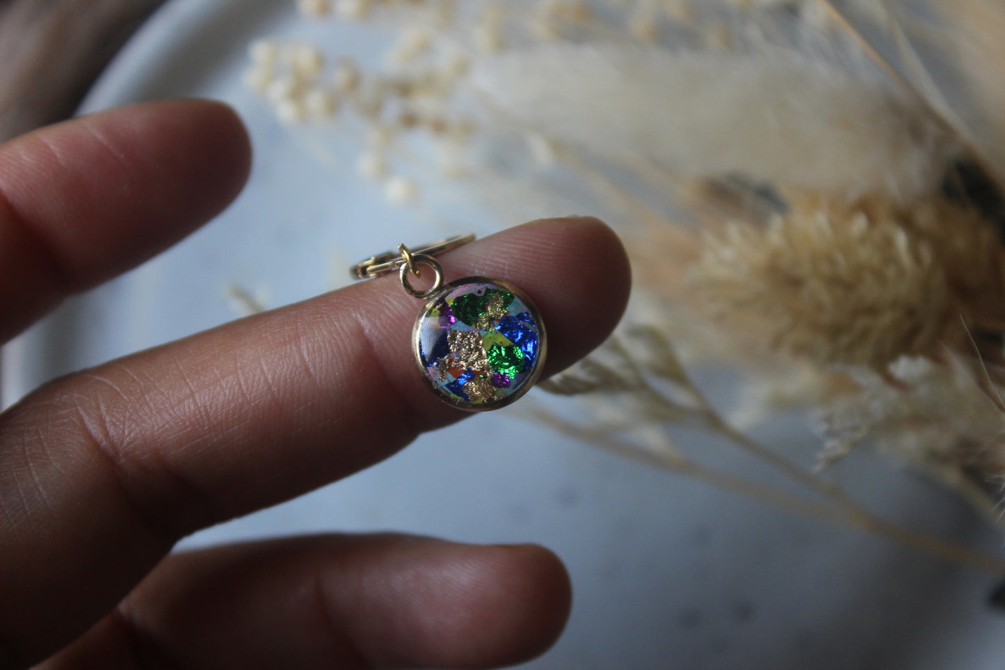 Gold Leaf Joy Stitchmarker (Single)