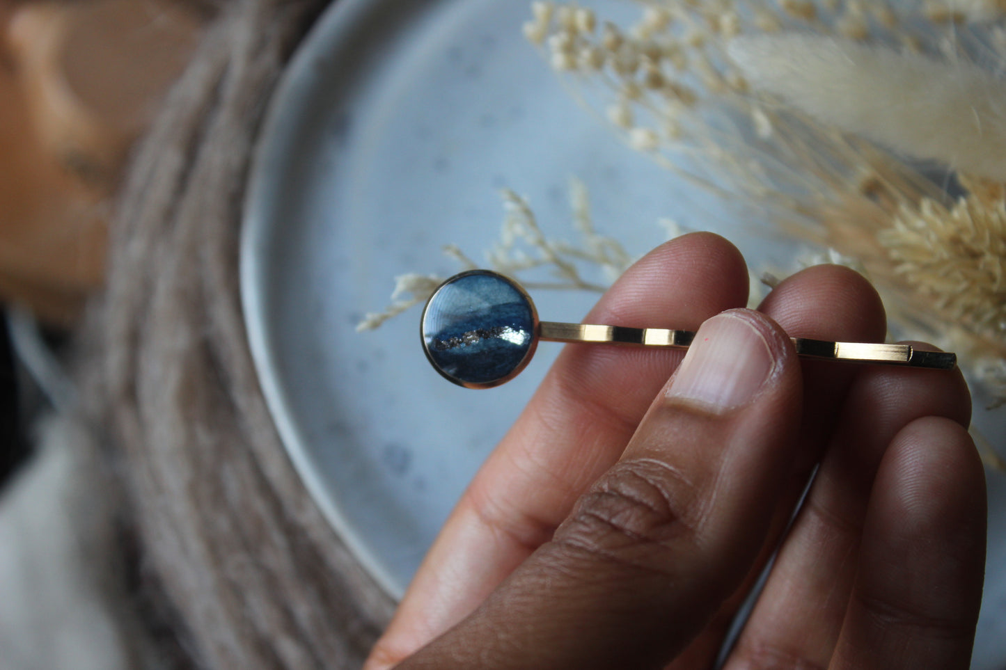 Silver Sea Hairpin