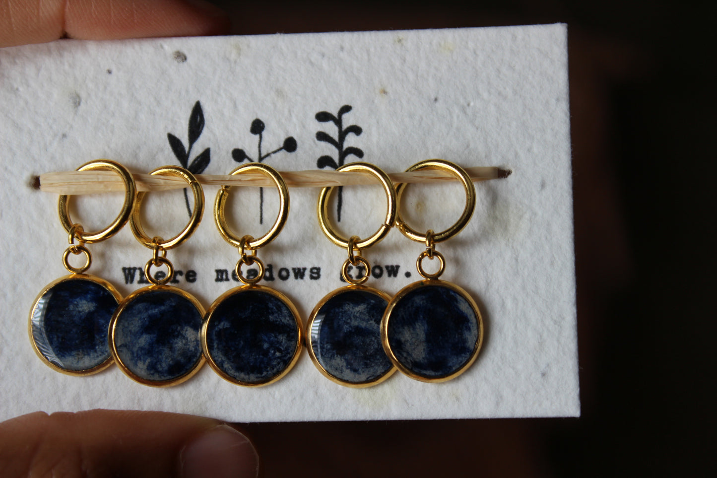 The Night Sea Stitch Markers