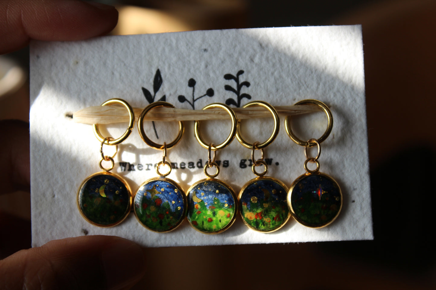 Where Meadows Grow Stitch Markers