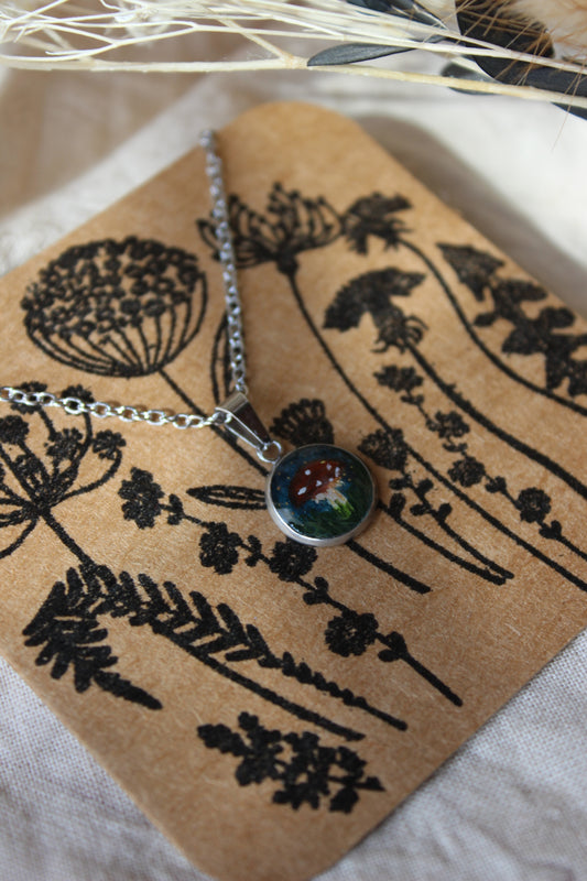 Toadstool Necklace