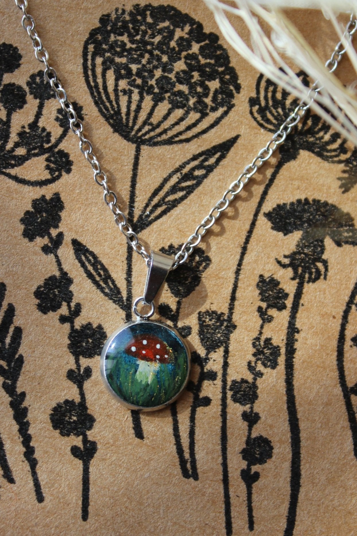 Toadstool Necklace