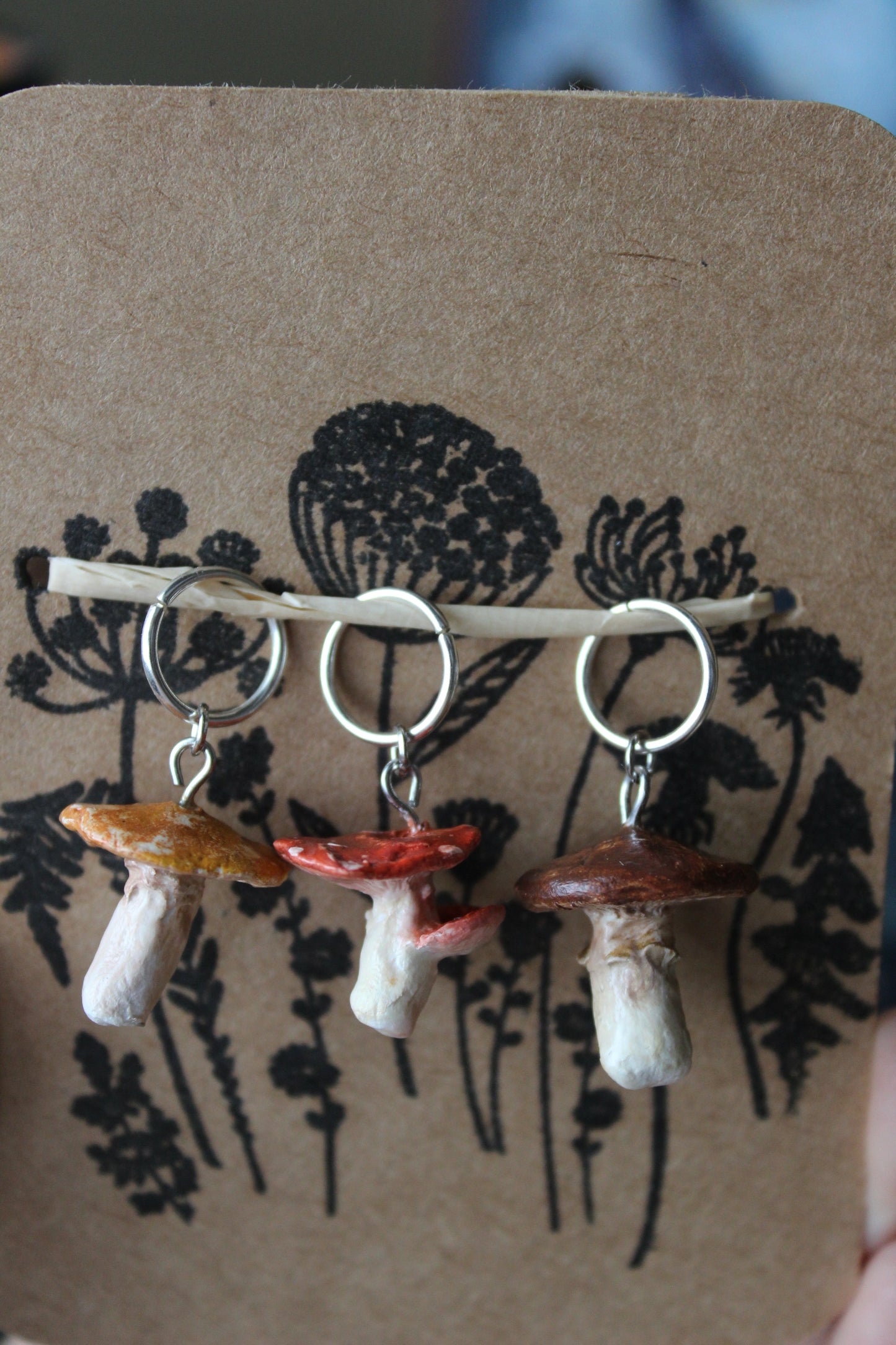 Woodland Mushroom Stitchmarkers