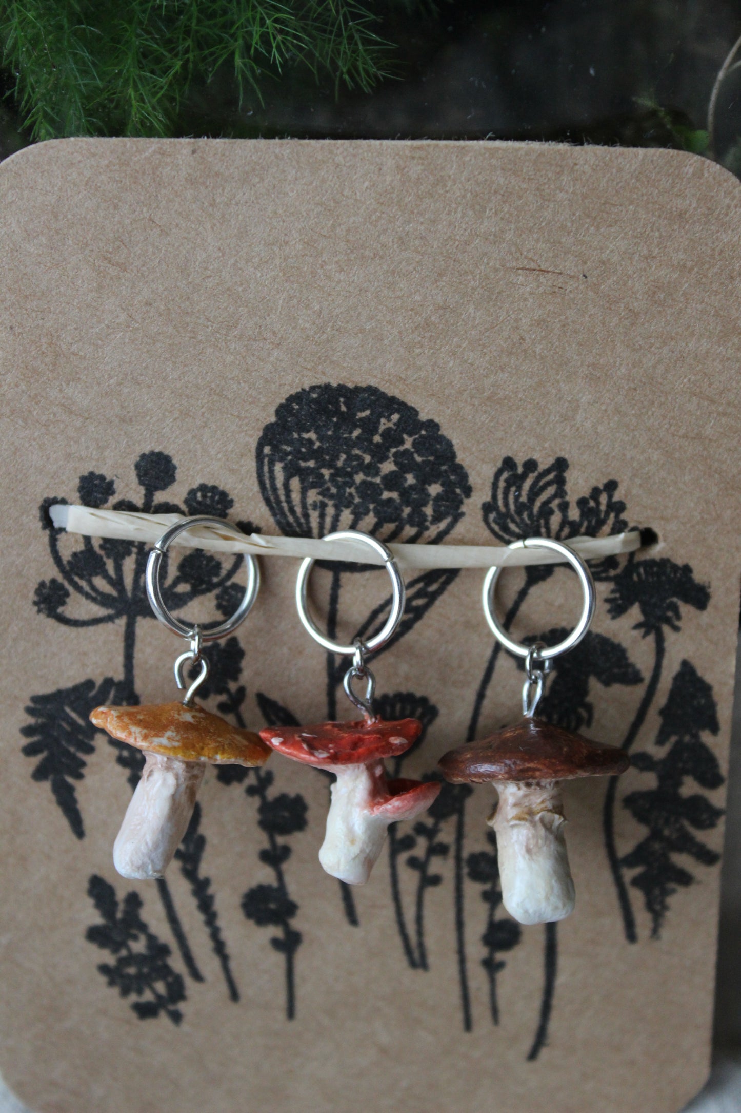 Woodland Mushroom Stitchmarkers