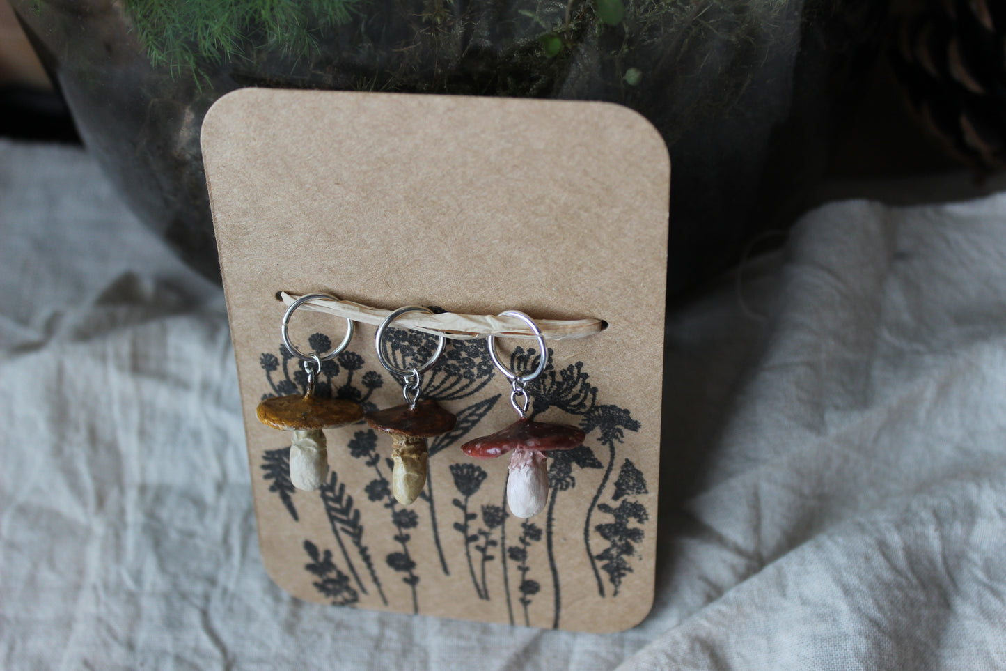 Woodland Mushroom Stitchmarkers