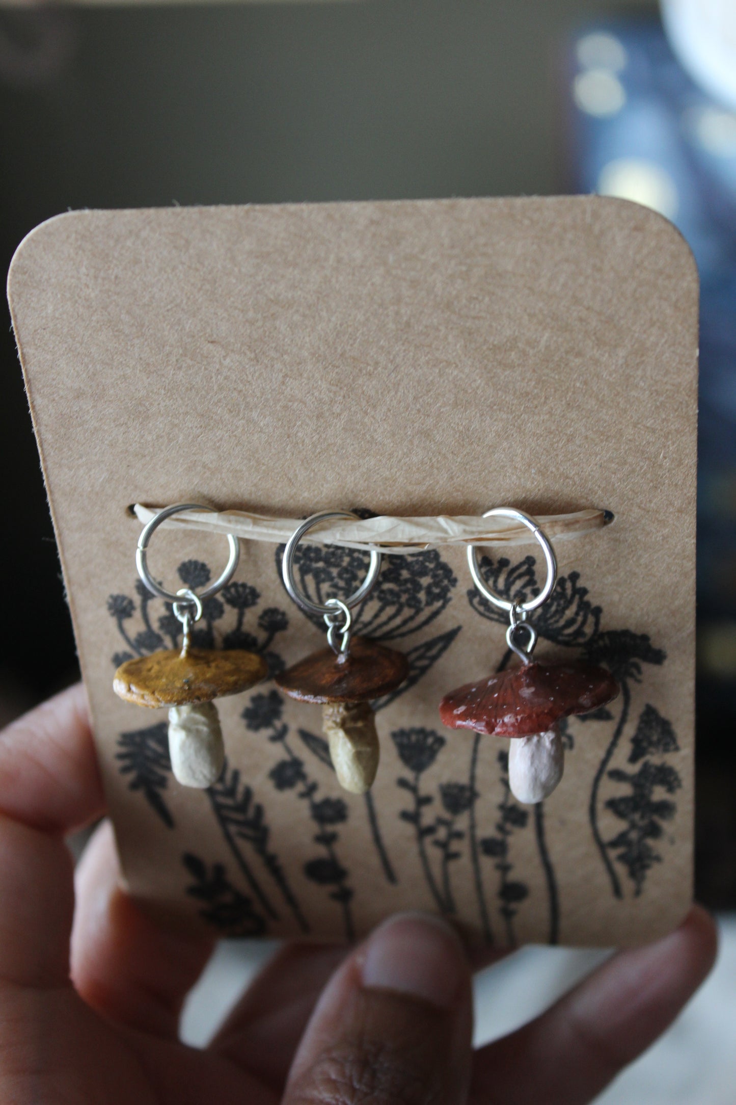 Woodland Mushroom Stitchmarkers