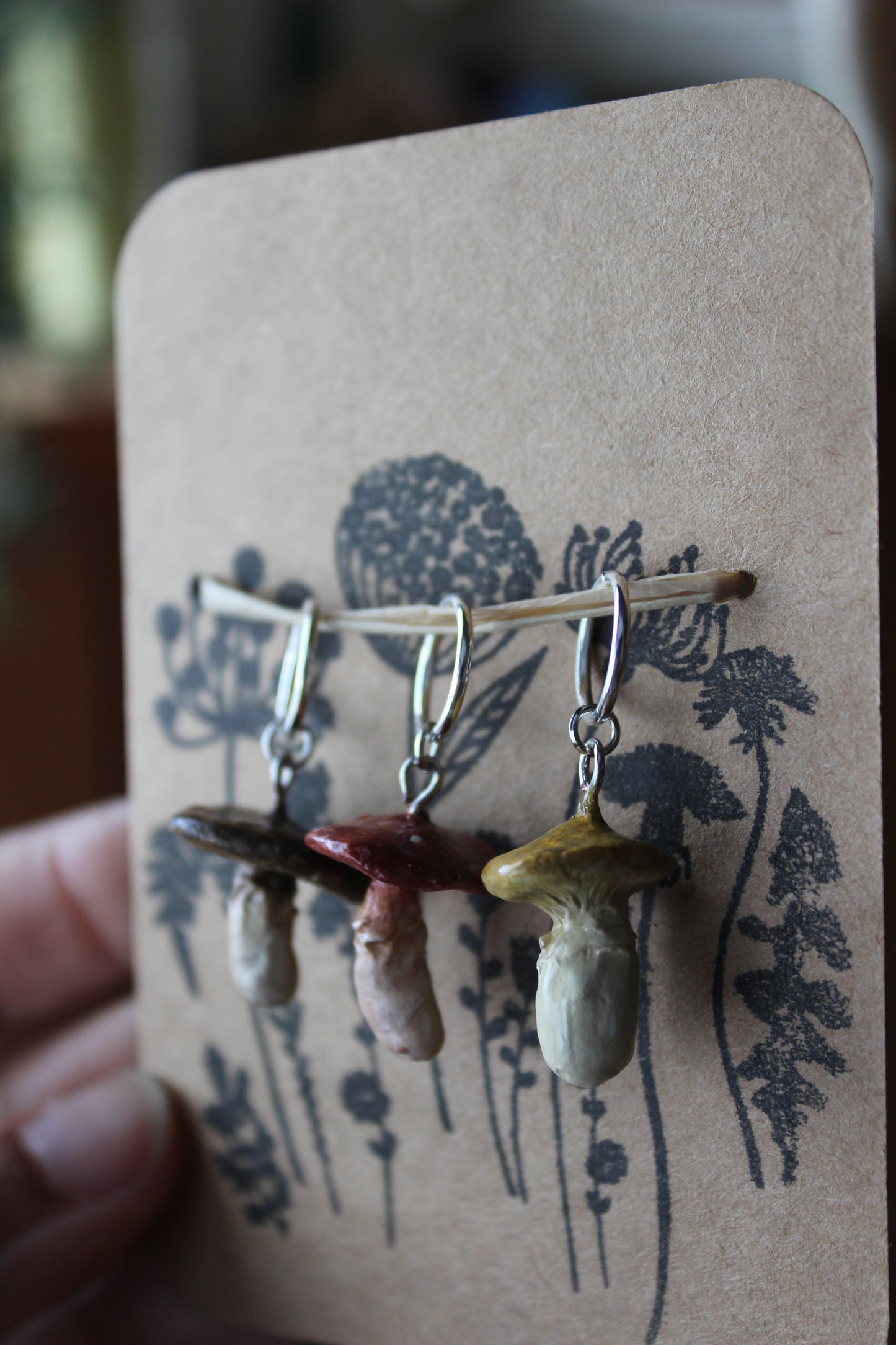 Woodland Mushroom Stitchmarkers