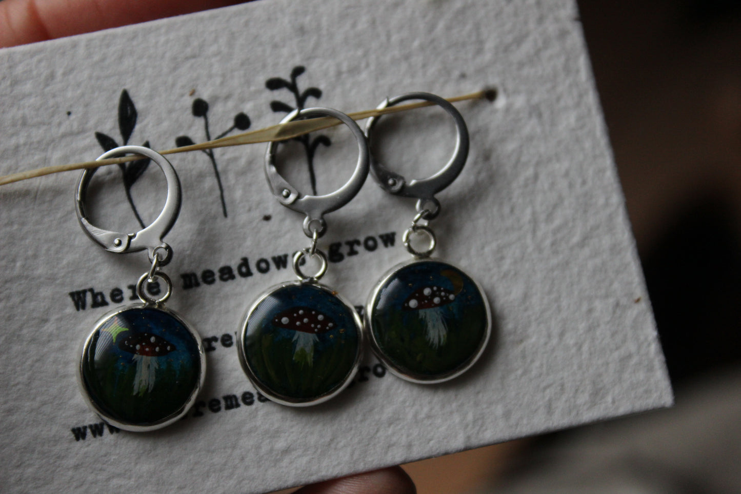 Starry toadstool nights Star and Moon