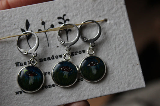 Starry toadstool nights Star and Moon